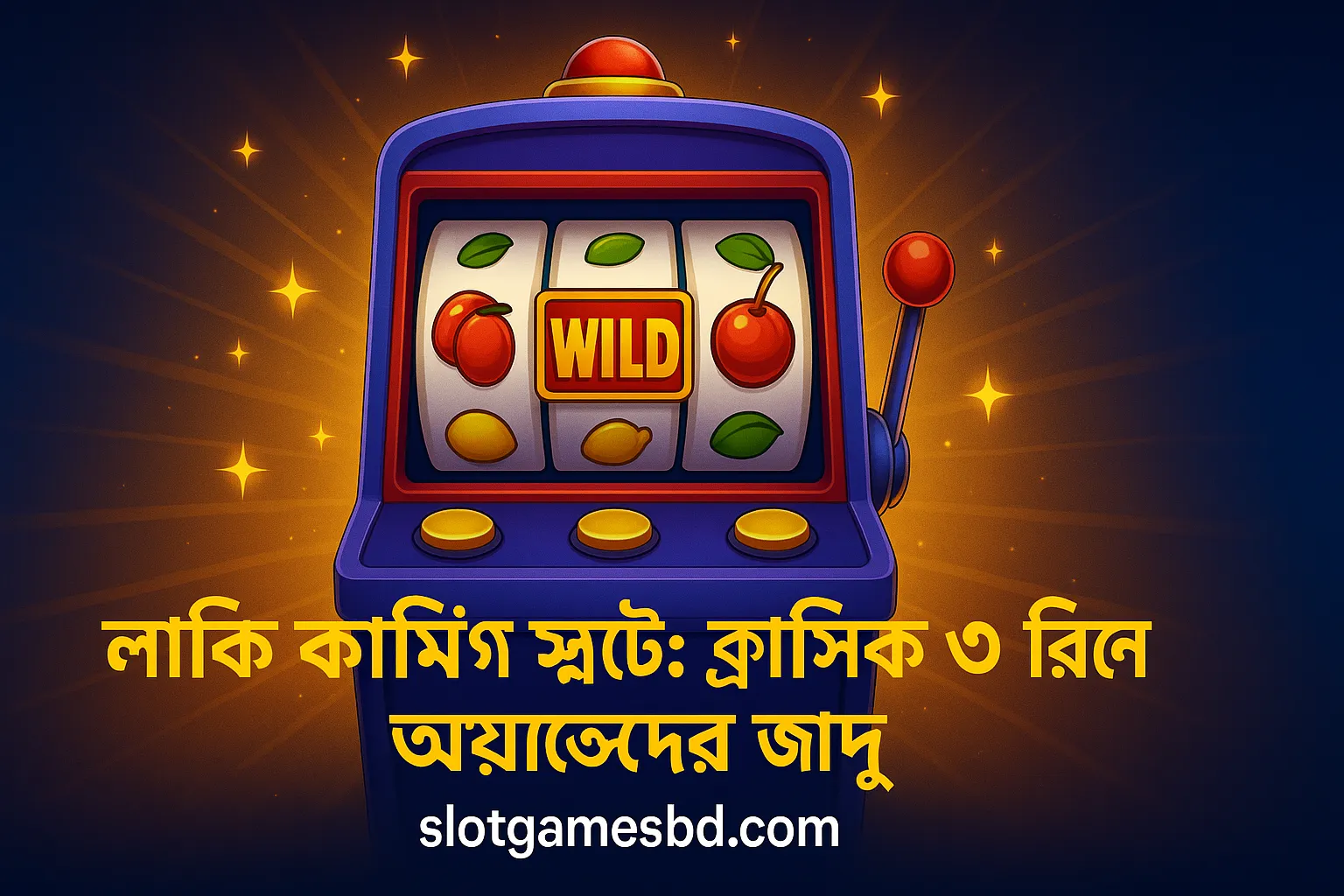 লাকি কামিং স্লট: ক্লাসিক ৩ รีলে ওয়াইল্ডের জাদু
