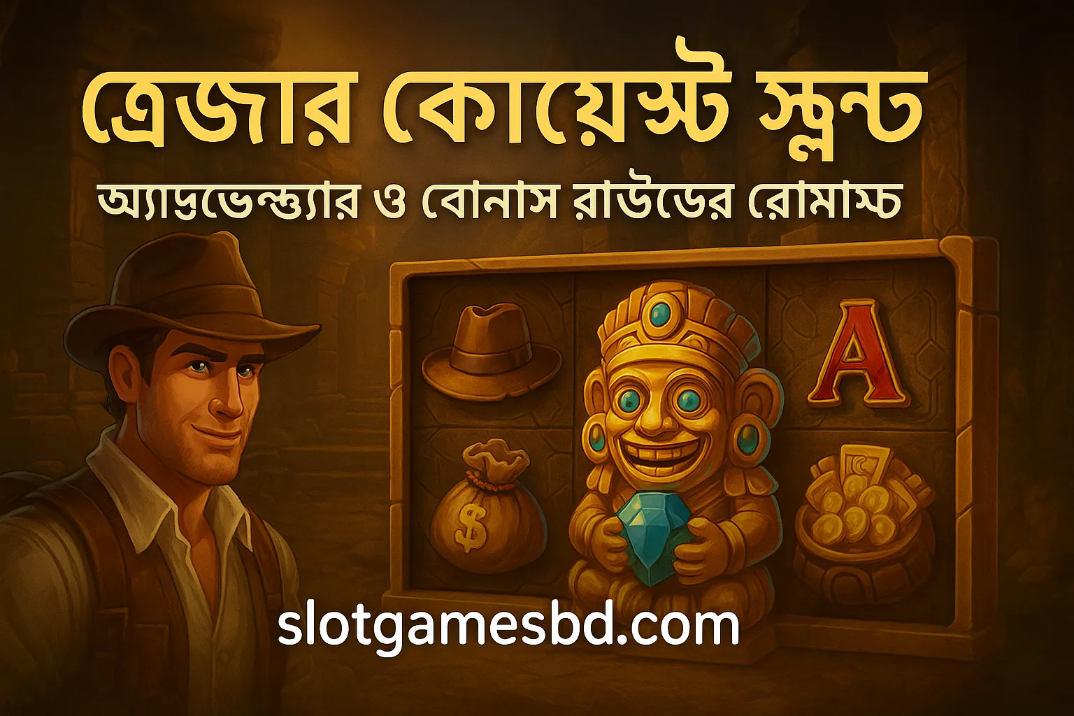 ট্রেজার কোয়েস্ট স্লটে মিলবে অ্যাডভেঞ্চার মজা