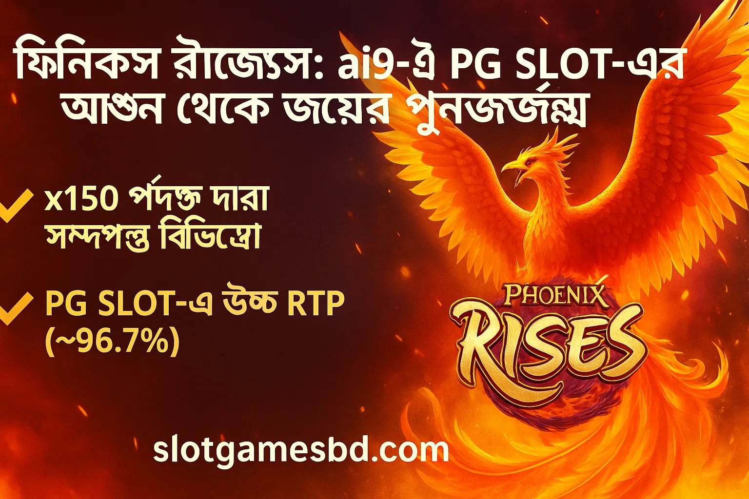 PG SLOT এ ফিনিক্স রাইজেস নিয়ে এল জয়