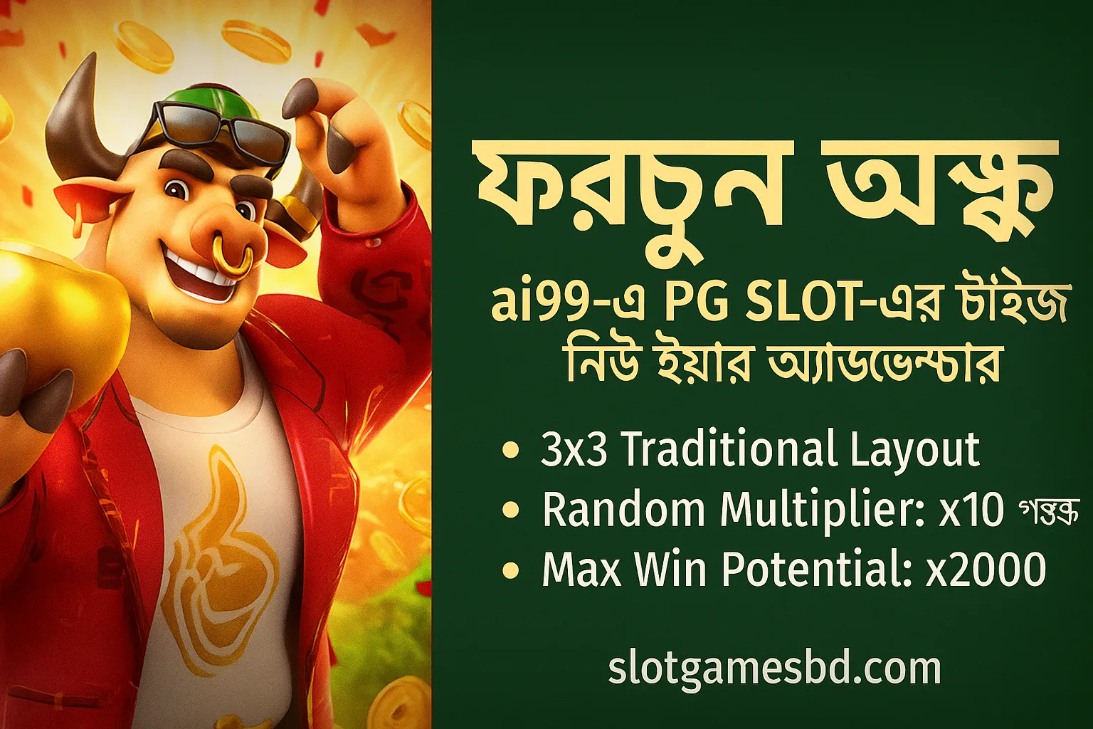 ফরচুন অক্স PG SLOT ai99 এ উৎসবের জয়ের যাত্রা