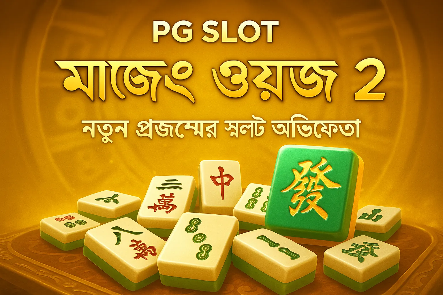 PG SLOT Mahjong Ways 2 দিচ্ছে ভিন্ন স্বাদ