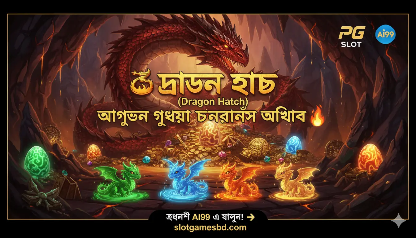 🐉 ড্রাগন হ্যাচ (Dragon Hatch): আগুনের গুহায় ধনরত্নের অভিযান | PG SLOT