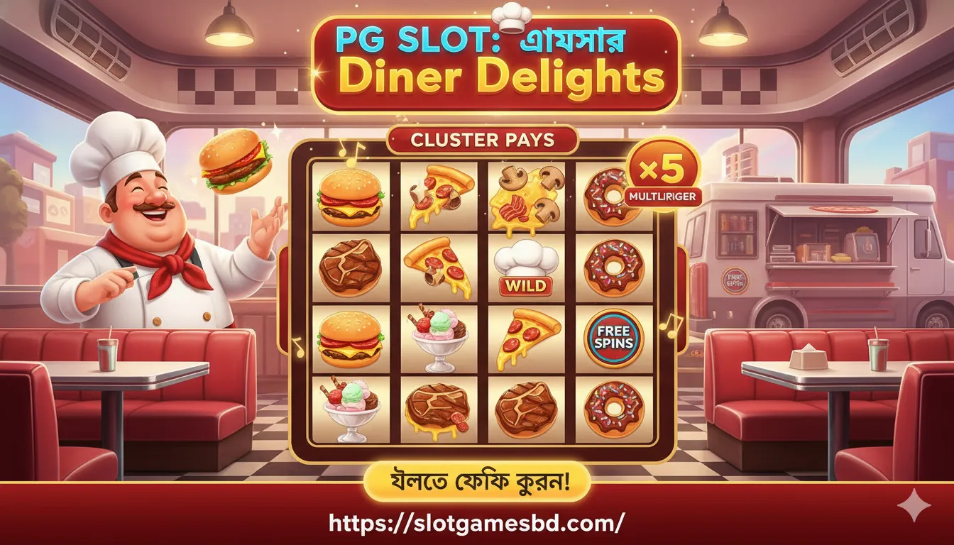 PG SLOT: Diner Delights – সুস্বাদু খাবারের রেস্তোরাঁয় জেতার সোনালী সুযোগ!