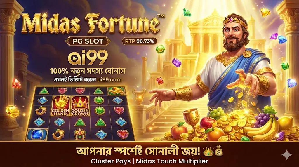 Midas Fortune এ মিদাস টাচে বড় জয় পান